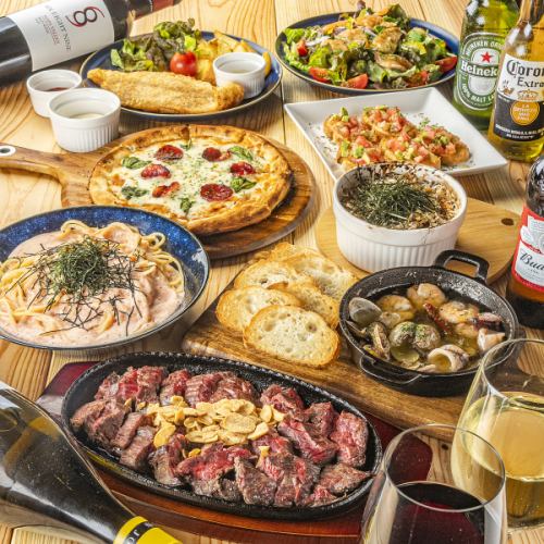 シーンに合わせた豊富な飲み放題付きコースをご用意！