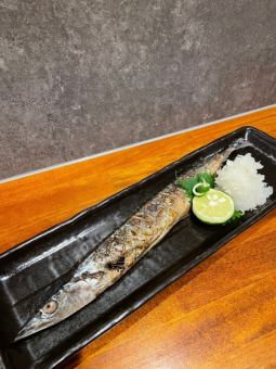 Salt-grilled swordfish