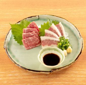 馬刺し(赤身/合い盛り)