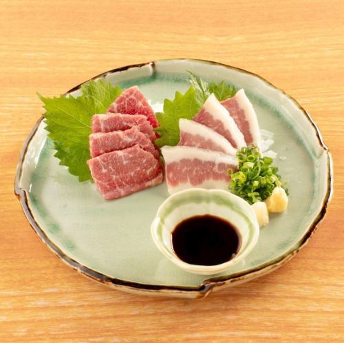馬刺し(赤身/合い盛り)