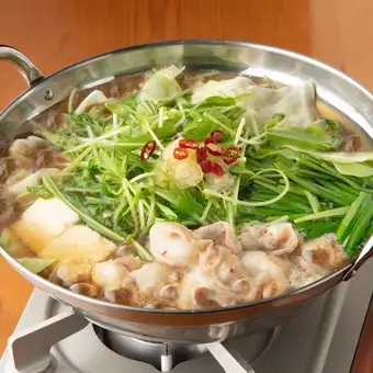 【2小時暢飲！博多元津火鍋套餐】享用包括招牌芝麻鰤魚和什錦麵在內的6道菜 ◆含啤酒