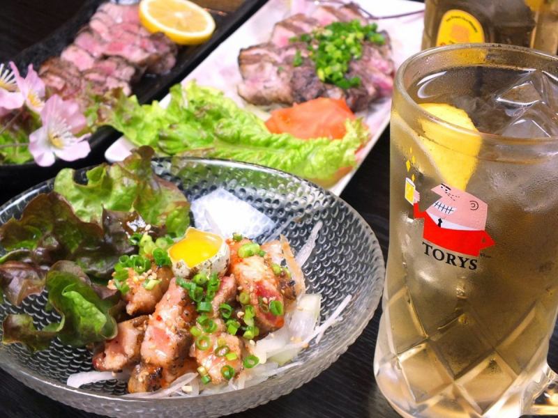 Various courses with all-you-can-drink included! Enjoy luxurious sashimi!