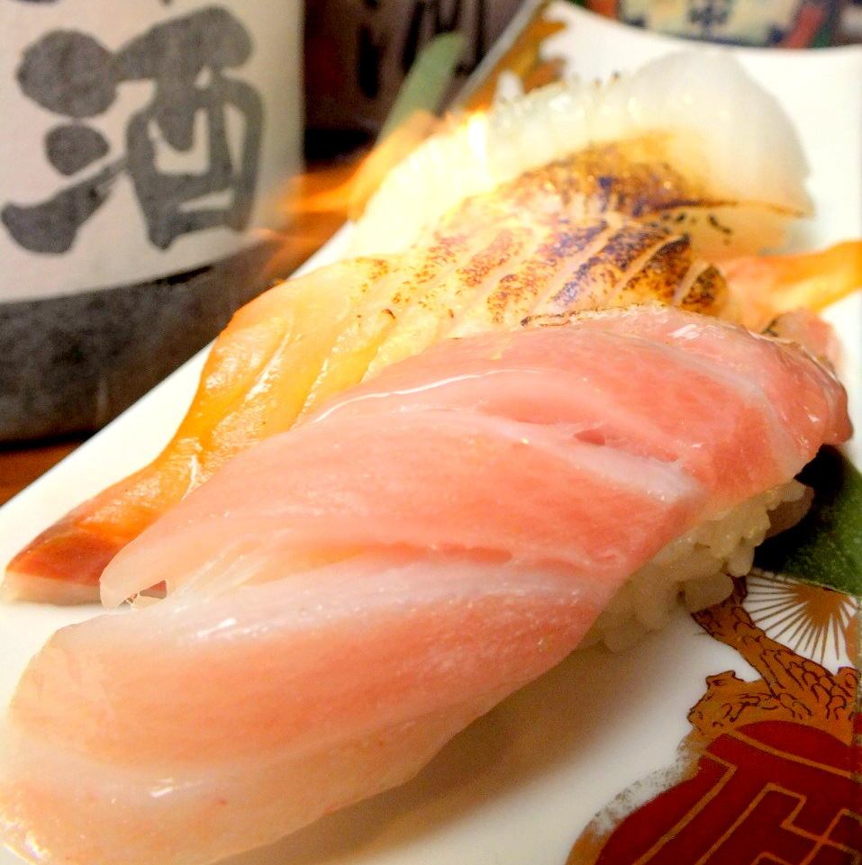 熟練の板前が握る大ぶりのネタがうまい本格寿司が一貫150円～★