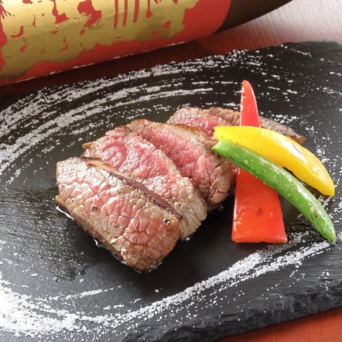 Japanese black beef A5 rank sirloin steak