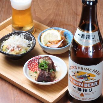 サクっと一杯★サク飲みセット1200円