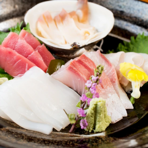 Assortment of 5 kinds of sashimi of the day