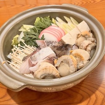 【120分飲放付】海鮮寄せ鍋付き！季節の料理など内容充実の 《全7品》 北の味コース 5000円