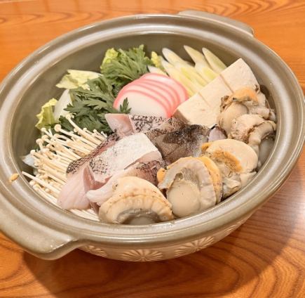 [120 minutes all-you-can-drink included] Seafood yosenabe included! Seasonal dishes and other rich Northern Taste Course (7 dishes in total) 5,000 yen