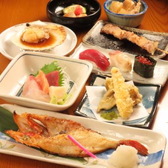 [120 minutes all-you-can-drink included] Luxury! Includes half a filleted kinki! [8 dishes in total] Kinki course 8,000 yen