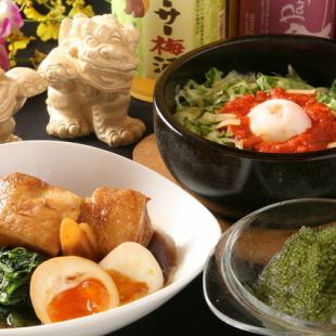 【Eat all Okinawa cuisine】 All 18 items 3H Drinks with unlimited course 8,000 yen ⇒ 6,500 yen