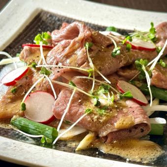 和牛の炙りカルパッチョ