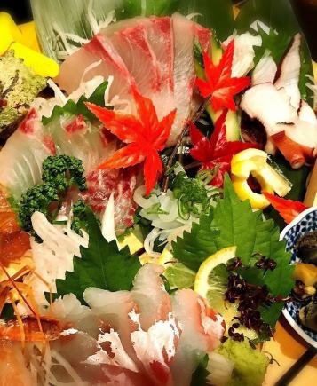 【鮮魚の刺身を食べたい方はこちら】≪極(きわみ)コース≫12品2H[飲放]付5000円