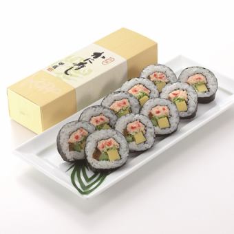 Crab thick roll sushi