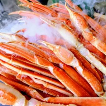 ◇Until 11/14 ◇All-you-can-eat snow crab M + all-you-can-drink alcohol ◇100 minutes 6,980 yen (tax included 7,678 yen)