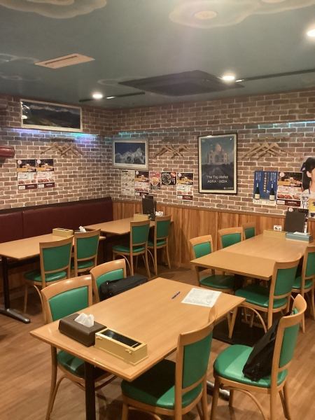 ◆◇◆明るく落ち着いた雰囲気の店内◎テーブル席は広々としているので、ファミリーでも安心してくつろげる空間となっています。たくさんの方に満足してもらえるように一生懸命おもてなしさせていただきます！♪〈朝霞 カレー ランチ 宴会 貸切 パーティー 歓送迎会 飲み放題 食べ放題〉
