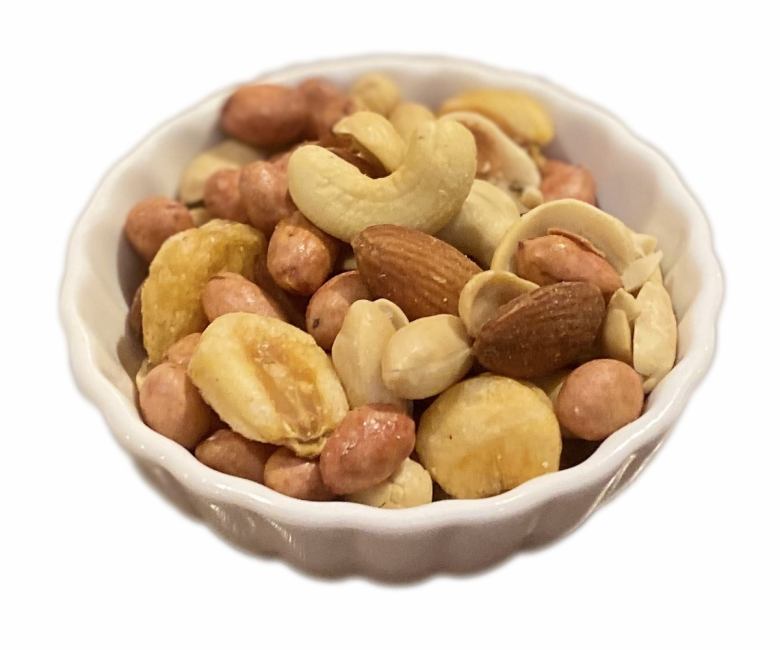 Smoked mixed nuts