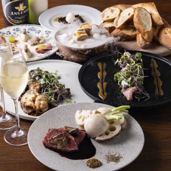 【12/24,25限定★2部20:30～】クリスマスコース＜乾杯ドリンク付き＞8000円(税込)