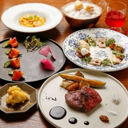 ◆飲み放題付◆《特別な夜のスペシャルコース ~ホールケーキ+メッセージプレート付き~》