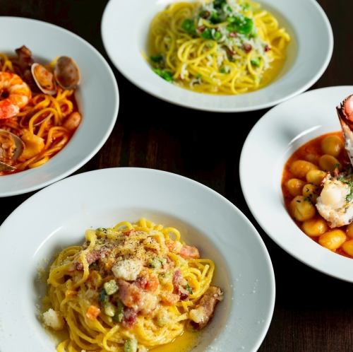 もちもち触感の生パスタ