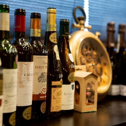 ボトルワインも豊富にご用意！