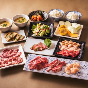 ◆[Kokoro course] 5,500 yen (tax included), which also includes sashimi, meat, and dessert
