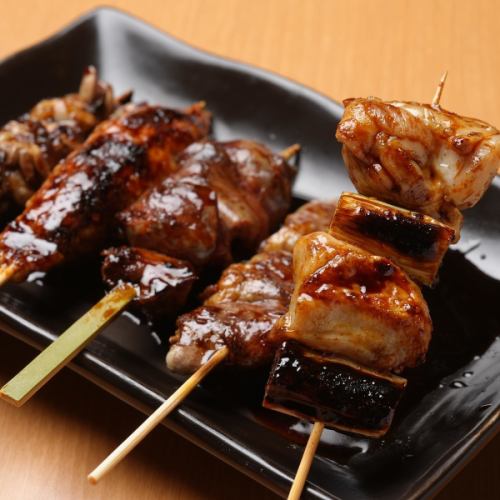 Our proud skewers and yakitori