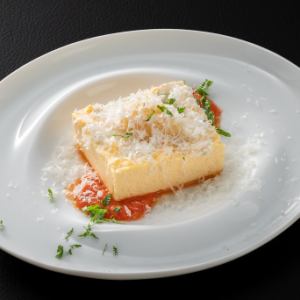 ゴルゴンゾーラとリンゴバターのイタリア風オムレツ