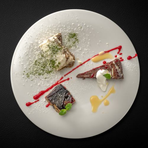 ドルチェの3種盛り