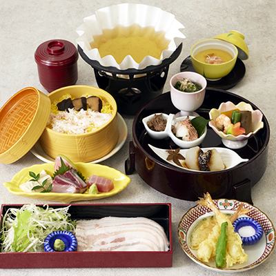 【お昼におすすめ】特別やわらぎ弁当　つゆ豚しゃぶ付　3,700円（税サ込）