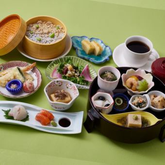 【6月1日起】春彩木瓦便当（寿司、天妇罗）3,300日元（含税、服务费）