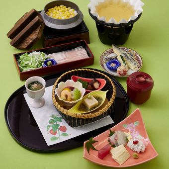 【6月1日起】“夏季特别套餐”猪肉涮锅【菖蒲】4,000日元（含税、服务费）
