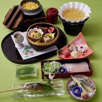 【6月1日起】“夏季特别套餐”猪肉涮涮锅小锅Utsugi 4,500日元（含税和服务费）