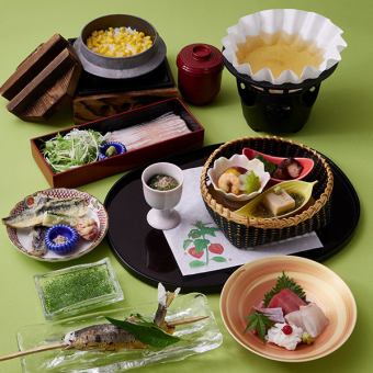 【6月1日起】“夏季特别套餐”猪肉涮锅小锅紫菜 5,000日元（含税和服务费）