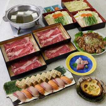 ★（9/1より）国産牛しゃぶコース 奥羽（おうう）　6,500円（税サ込）