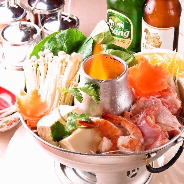 お一人様でも可能！タイスキ鍋