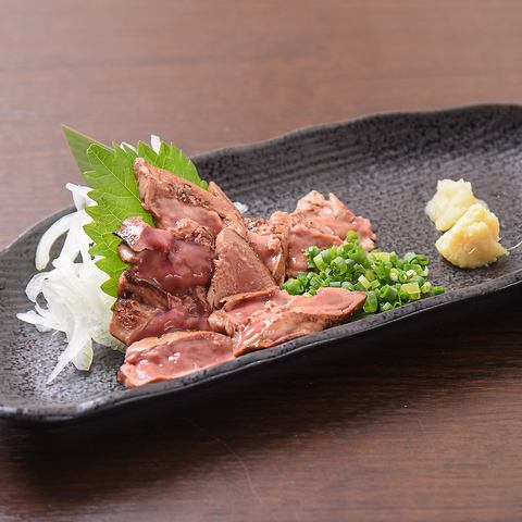 Chicken white liver sashimi delivered directly from Miyazaki