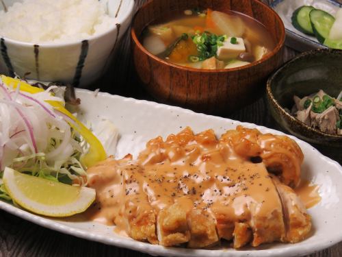 Special chicken nanban set meal