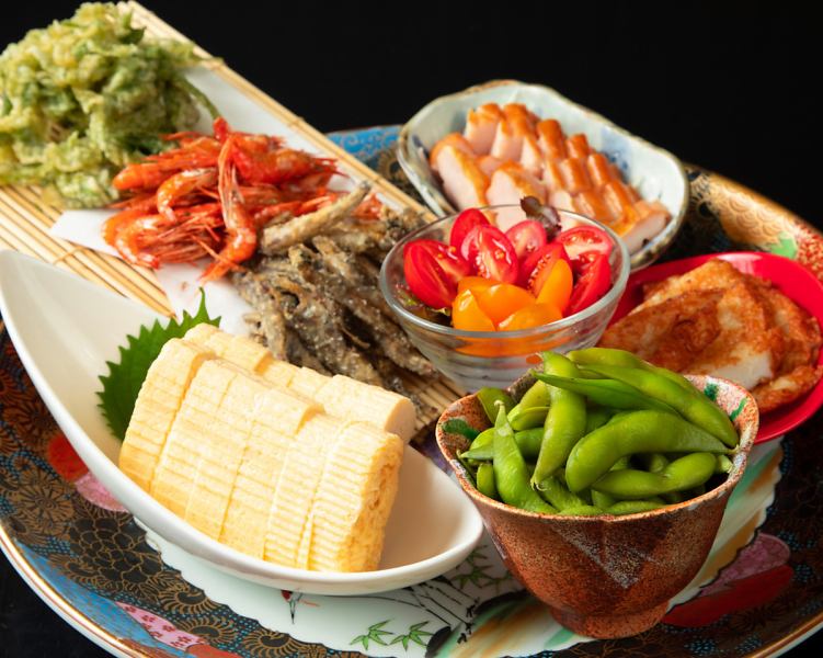 使用大量高知食材的盤子懷石料理套餐（2小時無限量暢飲）5500日元起