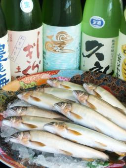 鮎の塩焼き