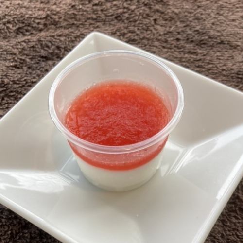 strawberry milk pudding