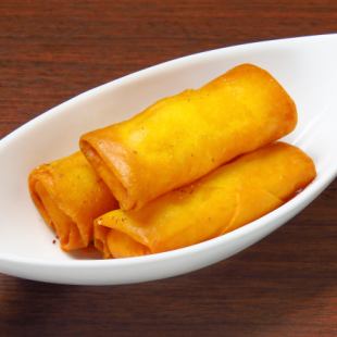 3 cheese spring rolls