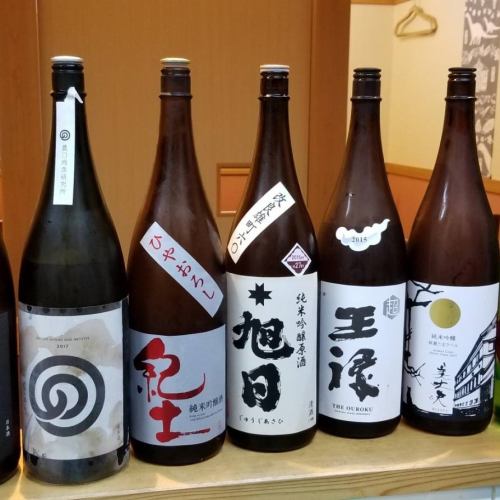 We carry local sake from all over the world!