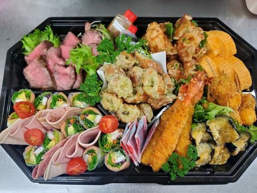 Special occasion hors d'oeuvres. Reservations required at least 3 days in advance. Price changes effective January 8, 2026.