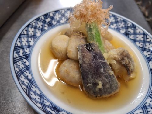 数量限定　里芋唐揚げの揚げ出し