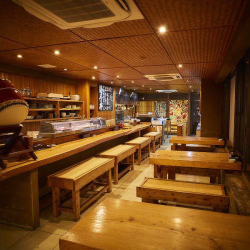 大衆感満載のお席♪