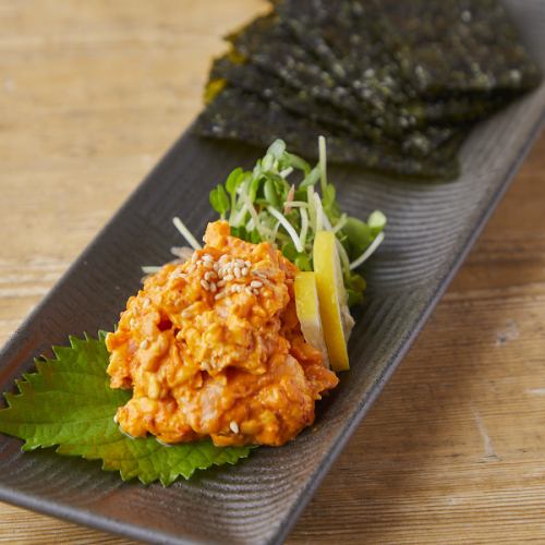 チャンジャクリームチーズ