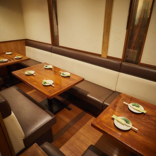 様々なシチュエーションに合わせて店内の空間