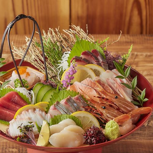 豪快鮮度命！名物刺身盛り