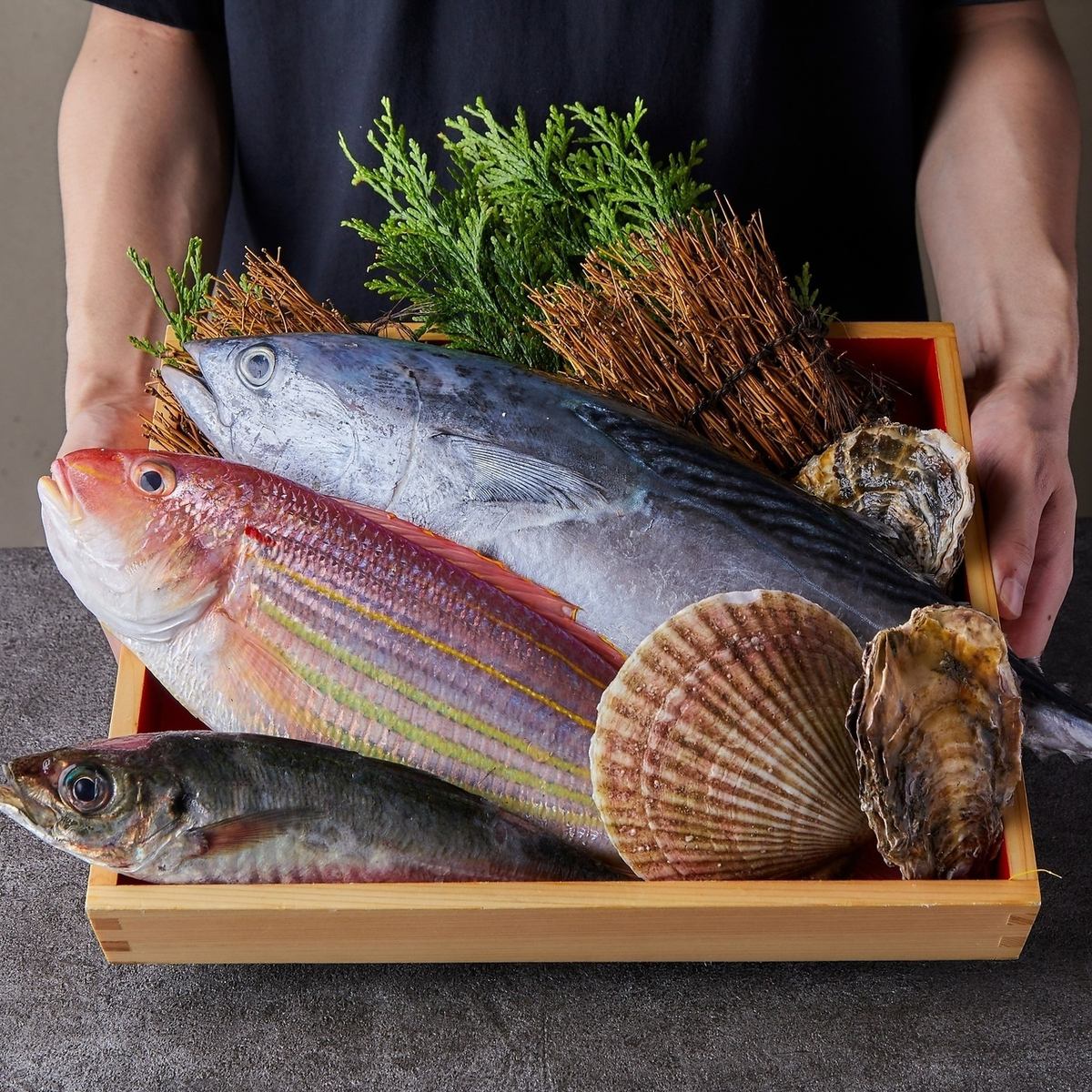 直送新鮮魚♪鮮度にこだわった逸品をご提供いたします！