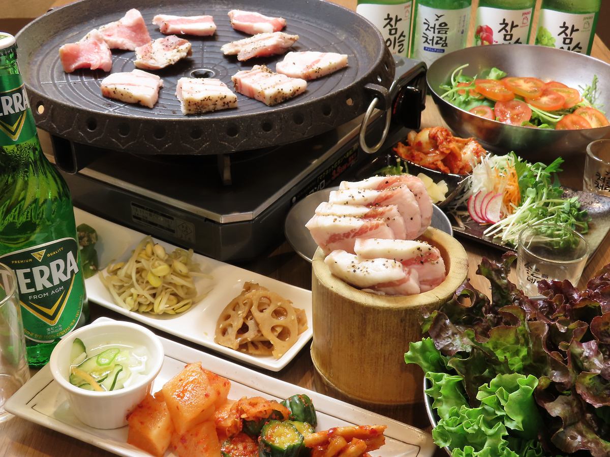 京都で和食の経験を積んだ料理人が作る韓国料理を堪能♪